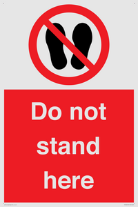 Do not stand here
